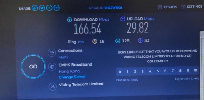 after speedtest
